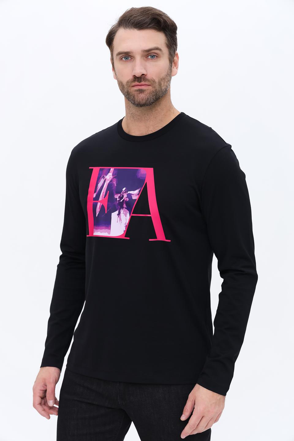 Лонгслив Emporio Armani с логотипом