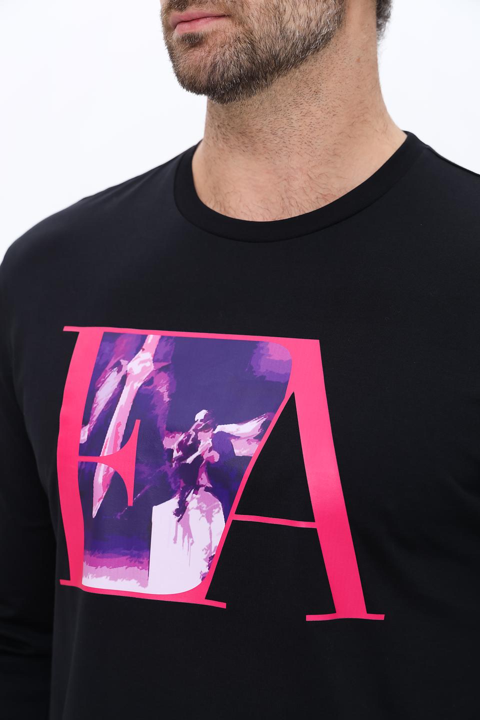 Лонгслив Emporio Armani с логотипом