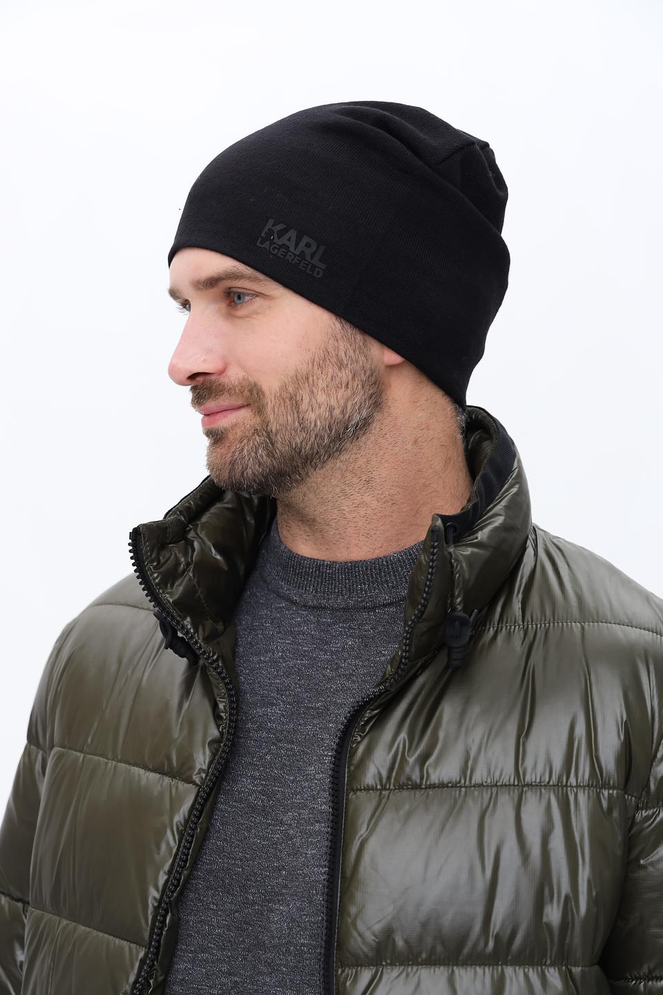 Шапка Karl Lagerfeld чёрная