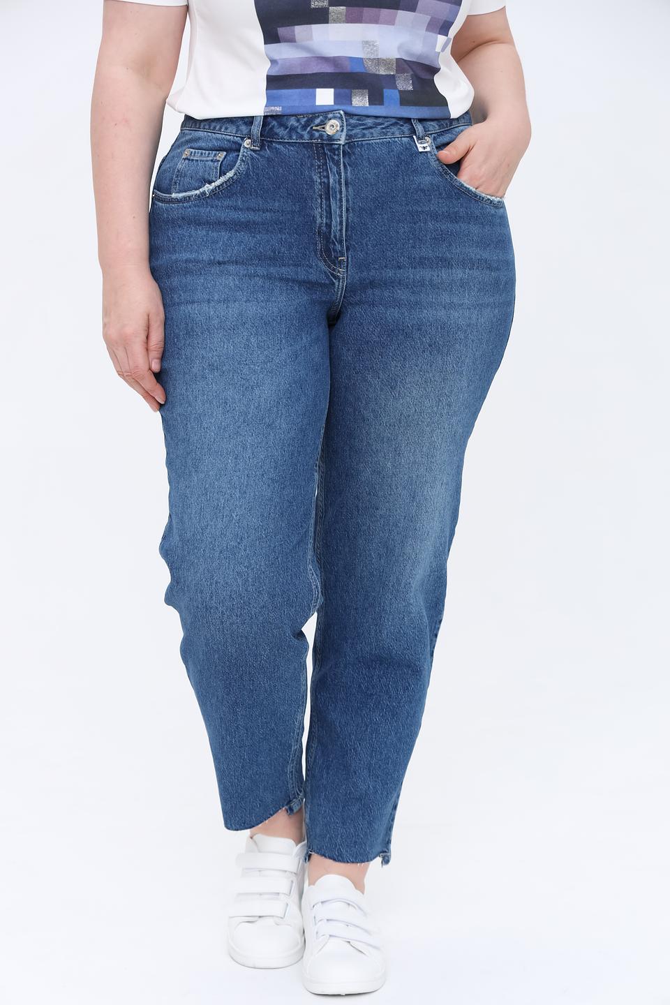 Джинсы Marc Aurel mom fit синие