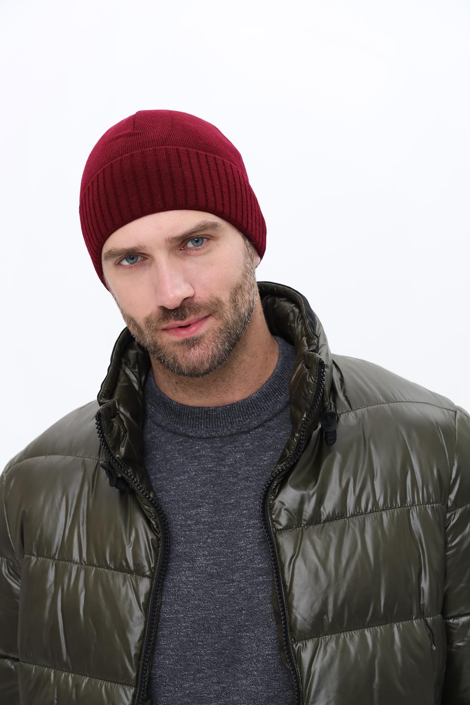 Шапка Marhatter бордовая