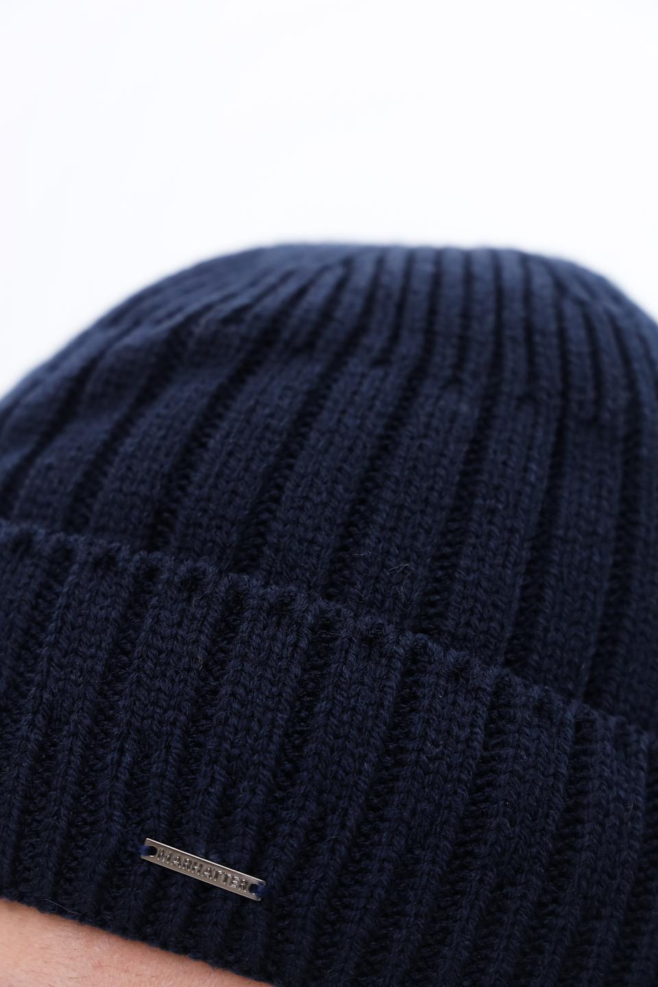 Шапка Marhatter мужская синяя