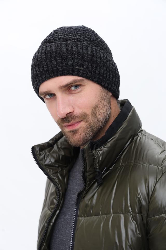 Шапка Marhatter мужская чёрная