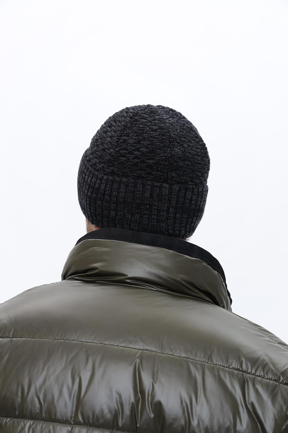 Шапка Marhatter мужская чёрная