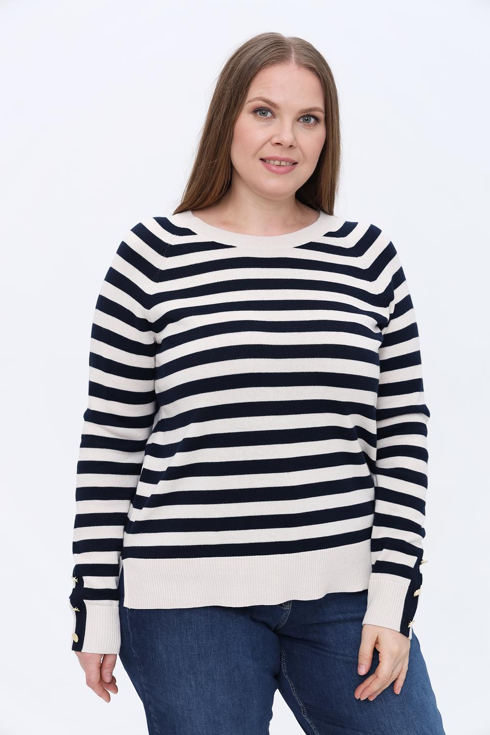 Пуловер Olsen в полоску