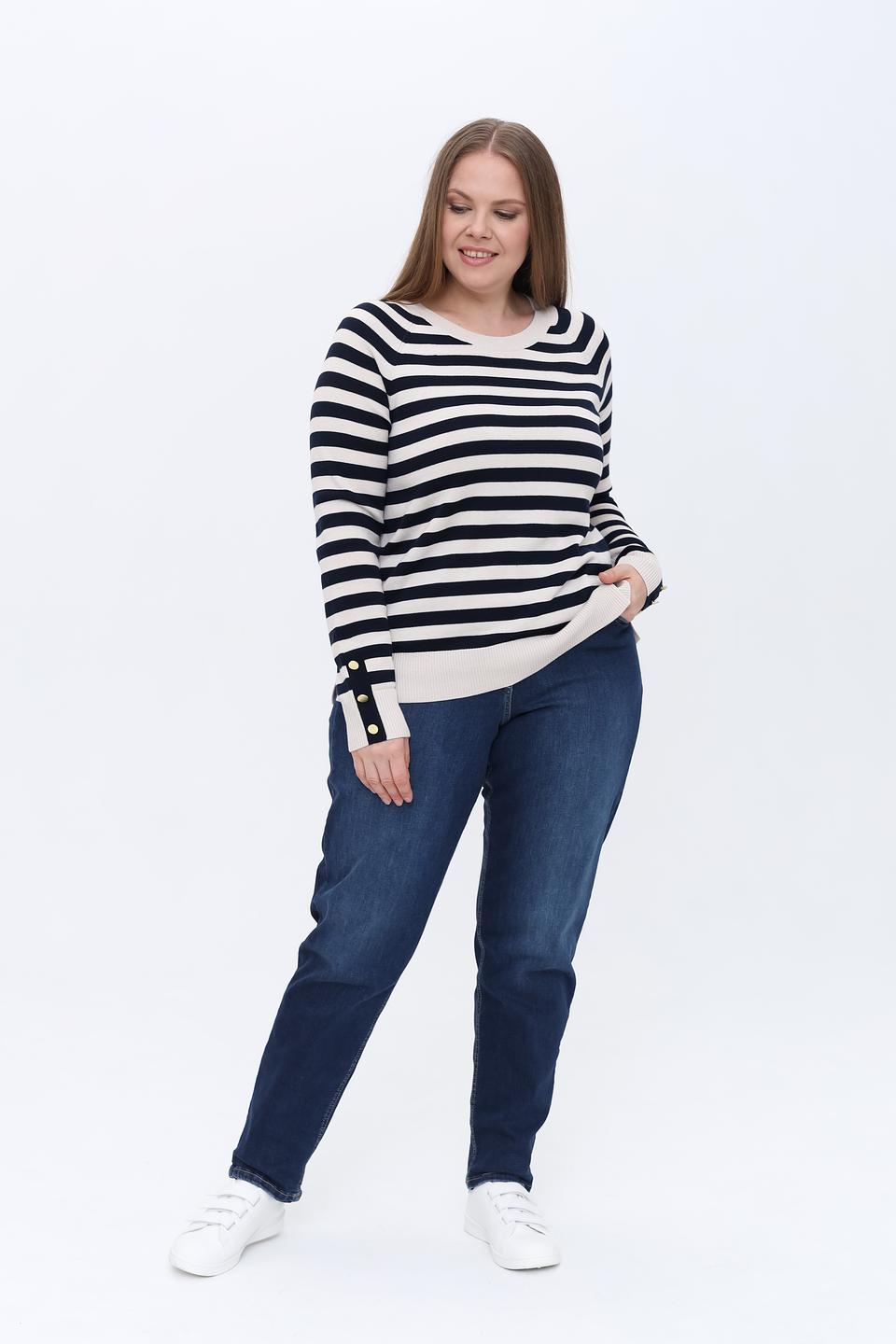 Пуловер Olsen в полоску