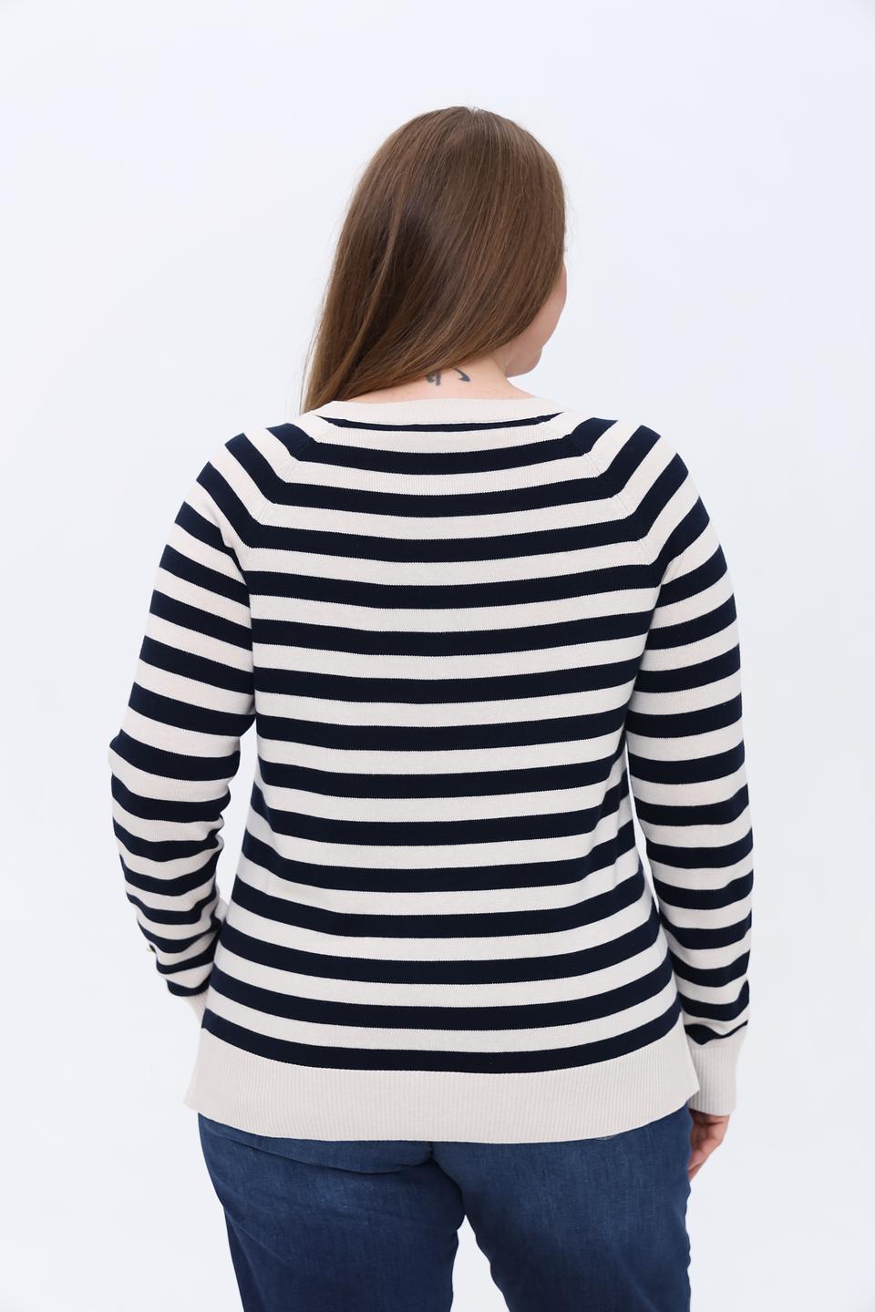 Пуловер Olsen в полоску
