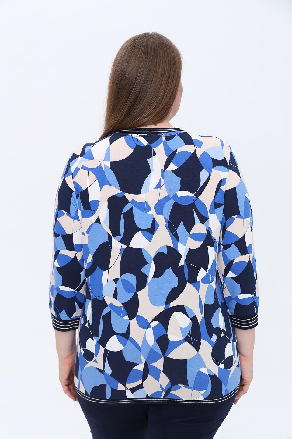 Лонгслив Olsen с абстрактным принтом