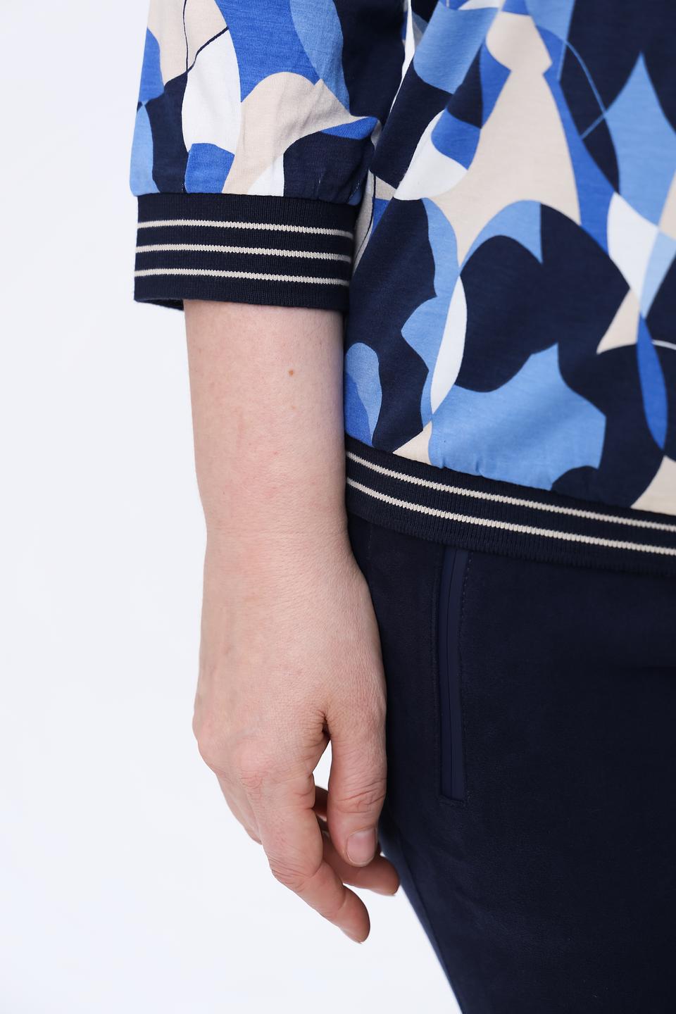 Лонгслив Olsen с абстрактным принтом