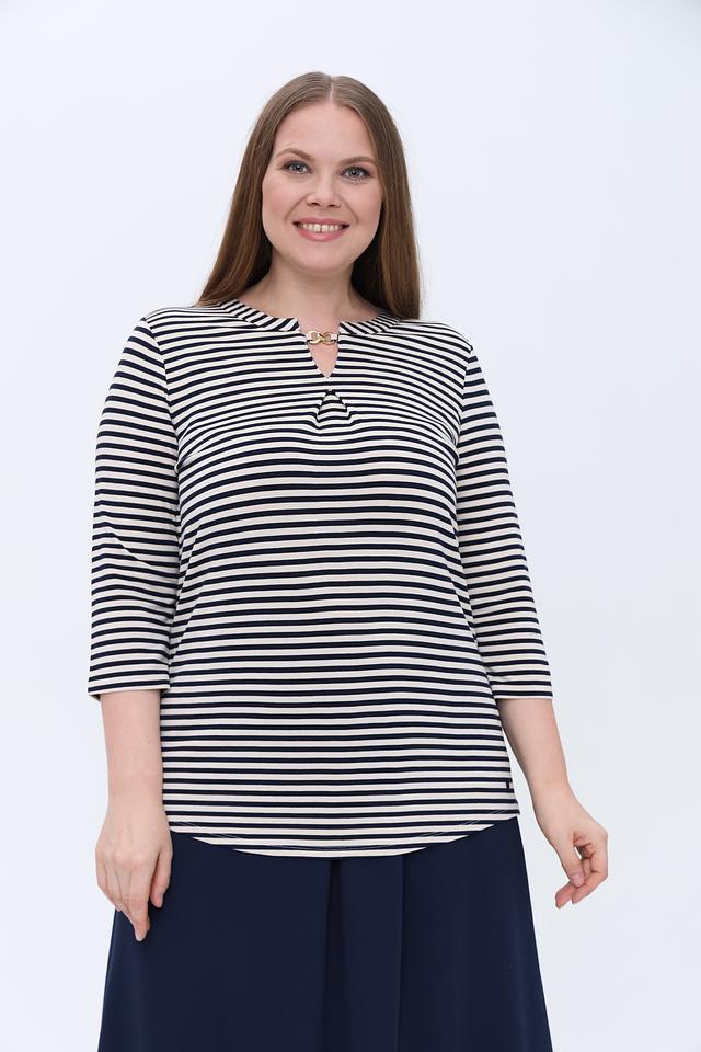 Лонгслив Olsen в полоску