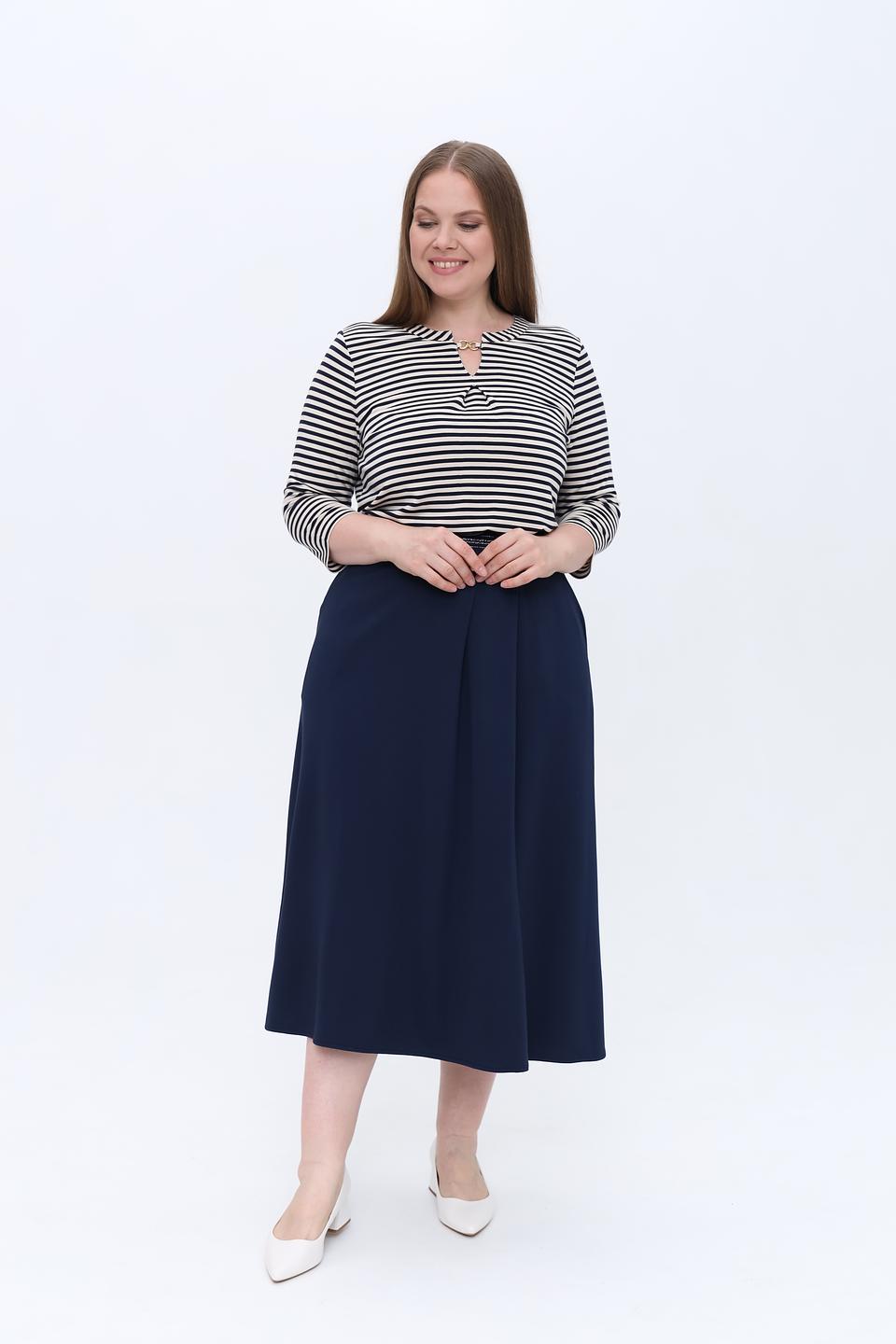 Лонгслив Olsen в полоску