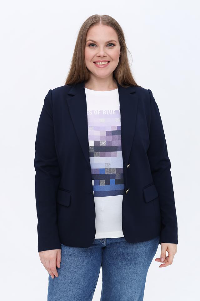 Жакет Olsen приталенный темно-синий