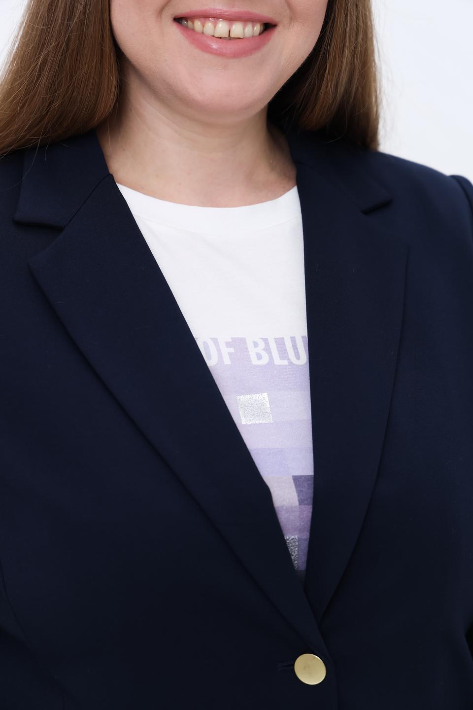 Жакет Olsen приталенный темно-синий