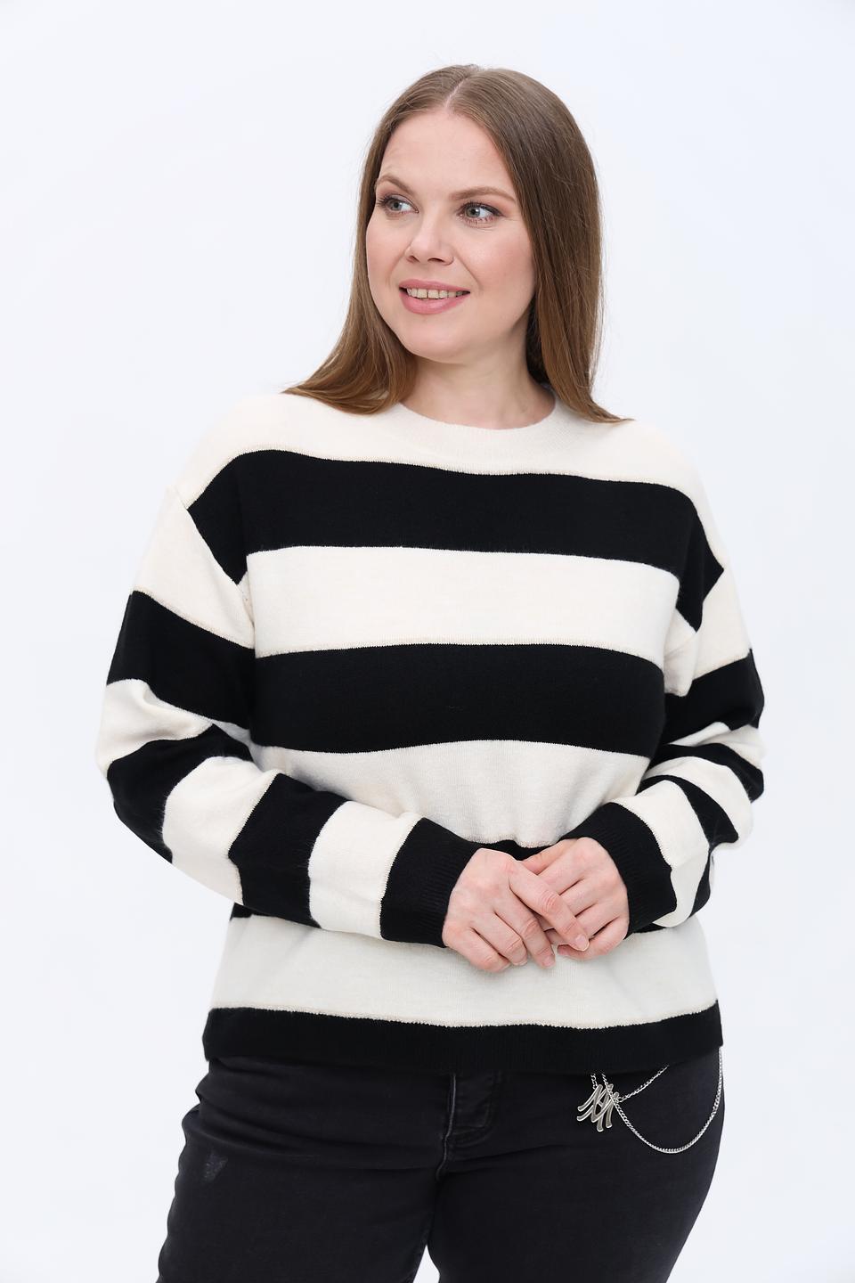 Пуловер Marc Aurel в полоску