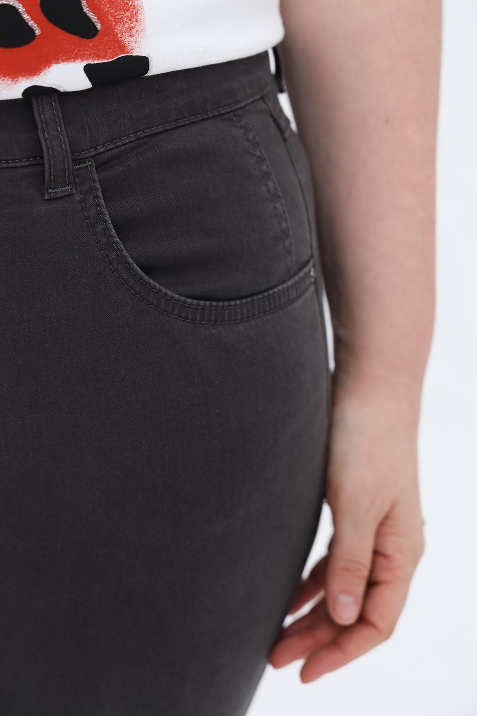 Джинсы Angels прямые графит