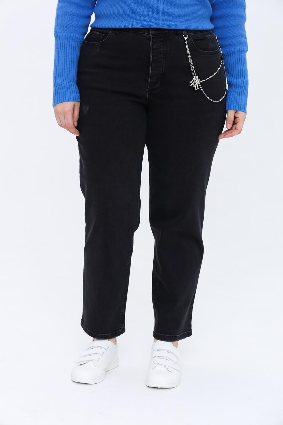 Джинсы Marc Aurel с цепью чёрные