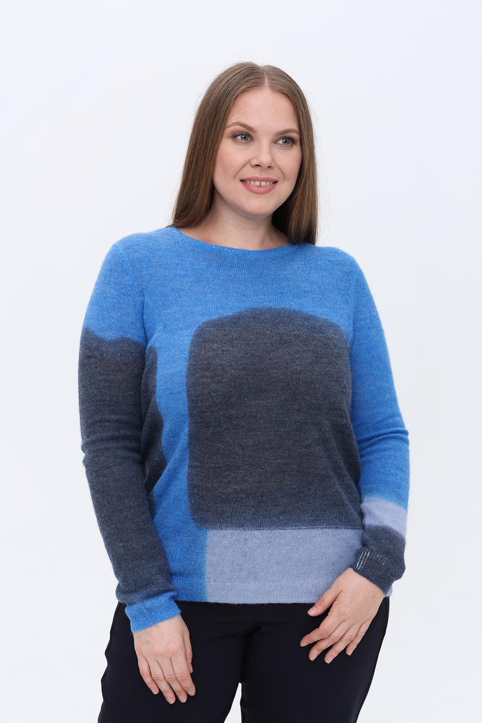 Пуловер Gerry Weber в полоску голубой