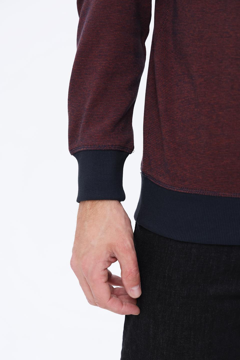 Джемпер Casa Moda с молнией бордовый