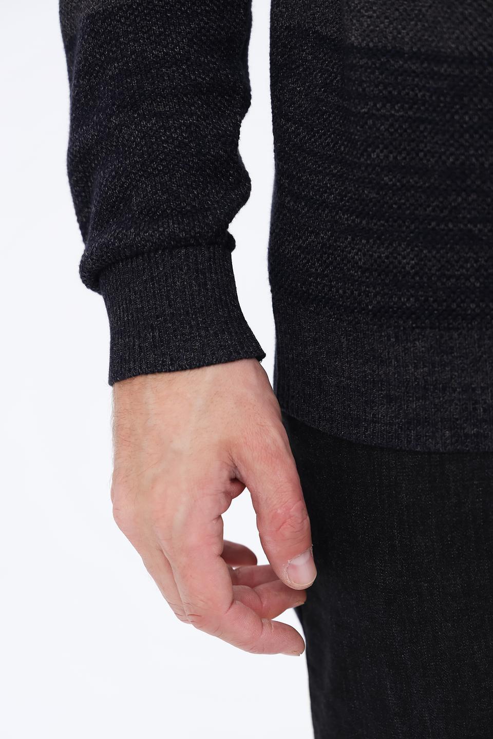 Джемпер Casa Moda в полоску бордовый