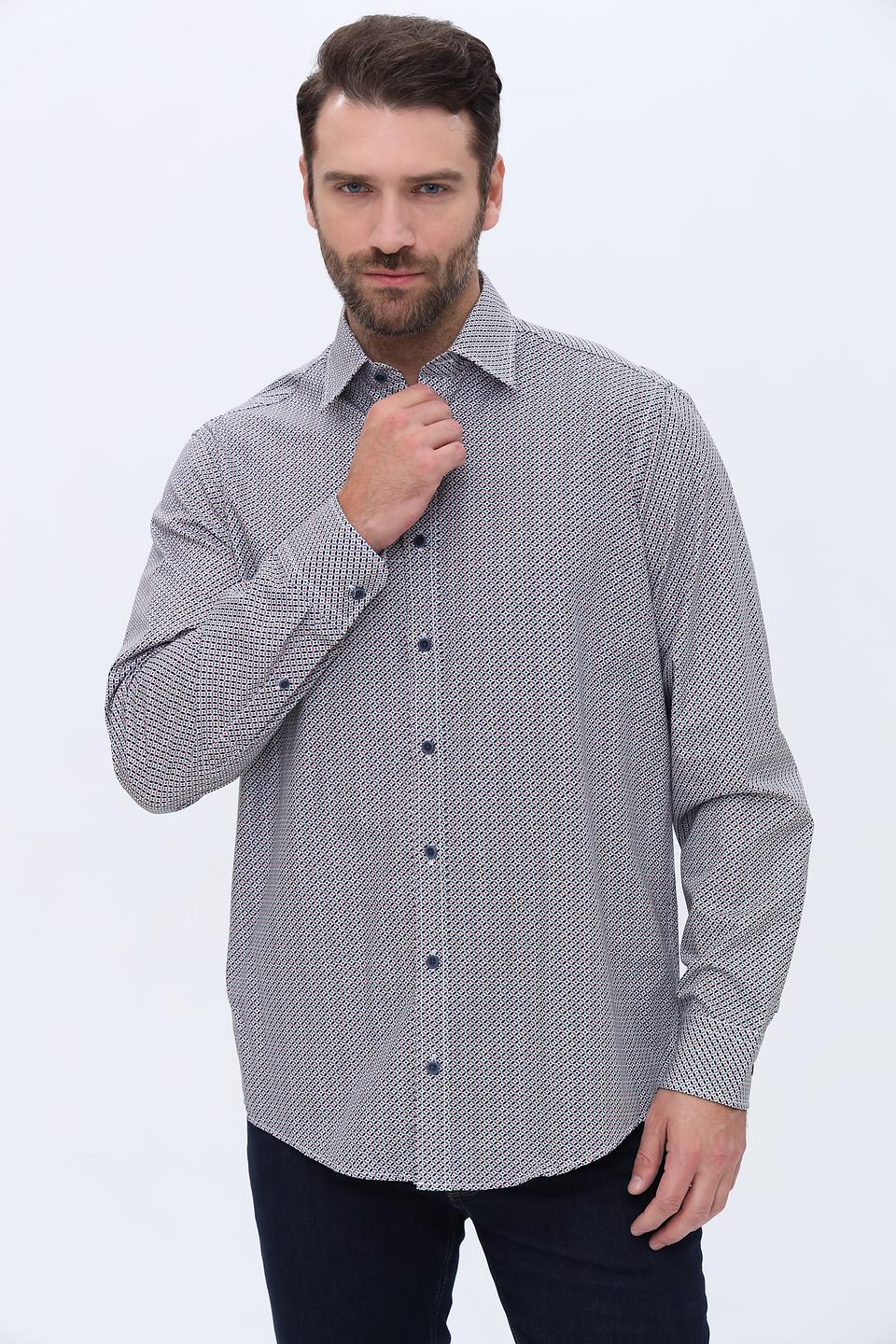 Рубашка Casa Moda приталенная в клетку