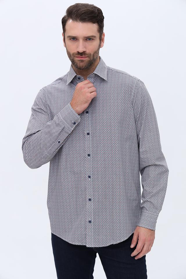 Рубашка Casa Moda приталенная в клетку