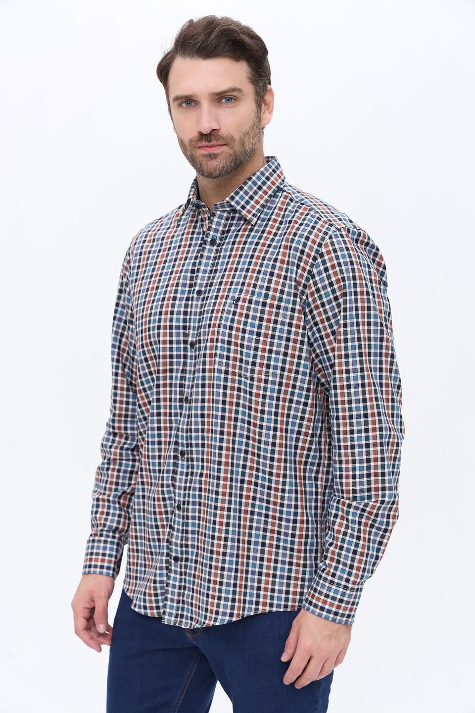 Рубашка Casa Moda в клетку