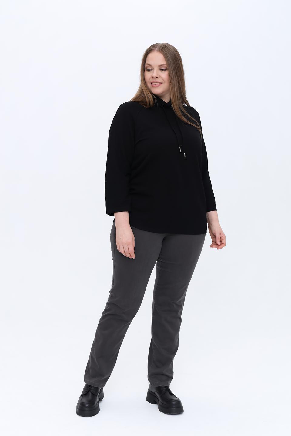 Пуловер Gerry Weber с капюшоном чёрный