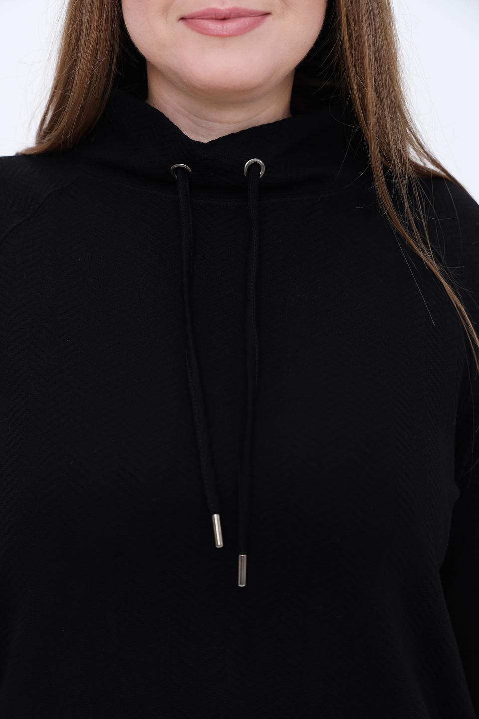 Пуловер Gerry Weber с капюшоном чёрный