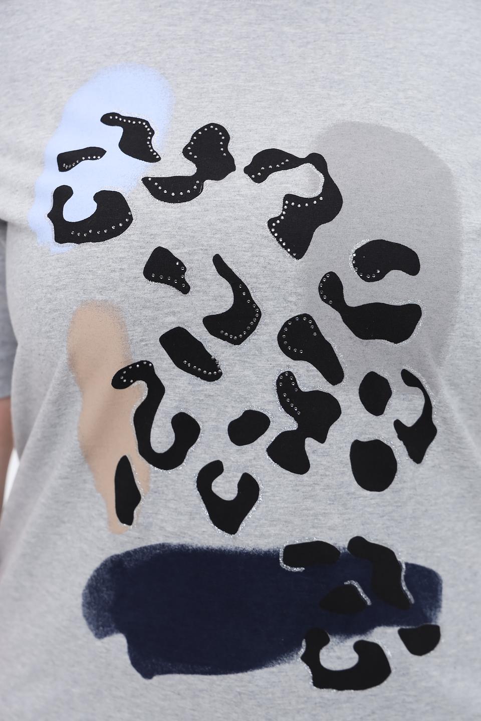 Футболка Gerry Weber с принтом серая