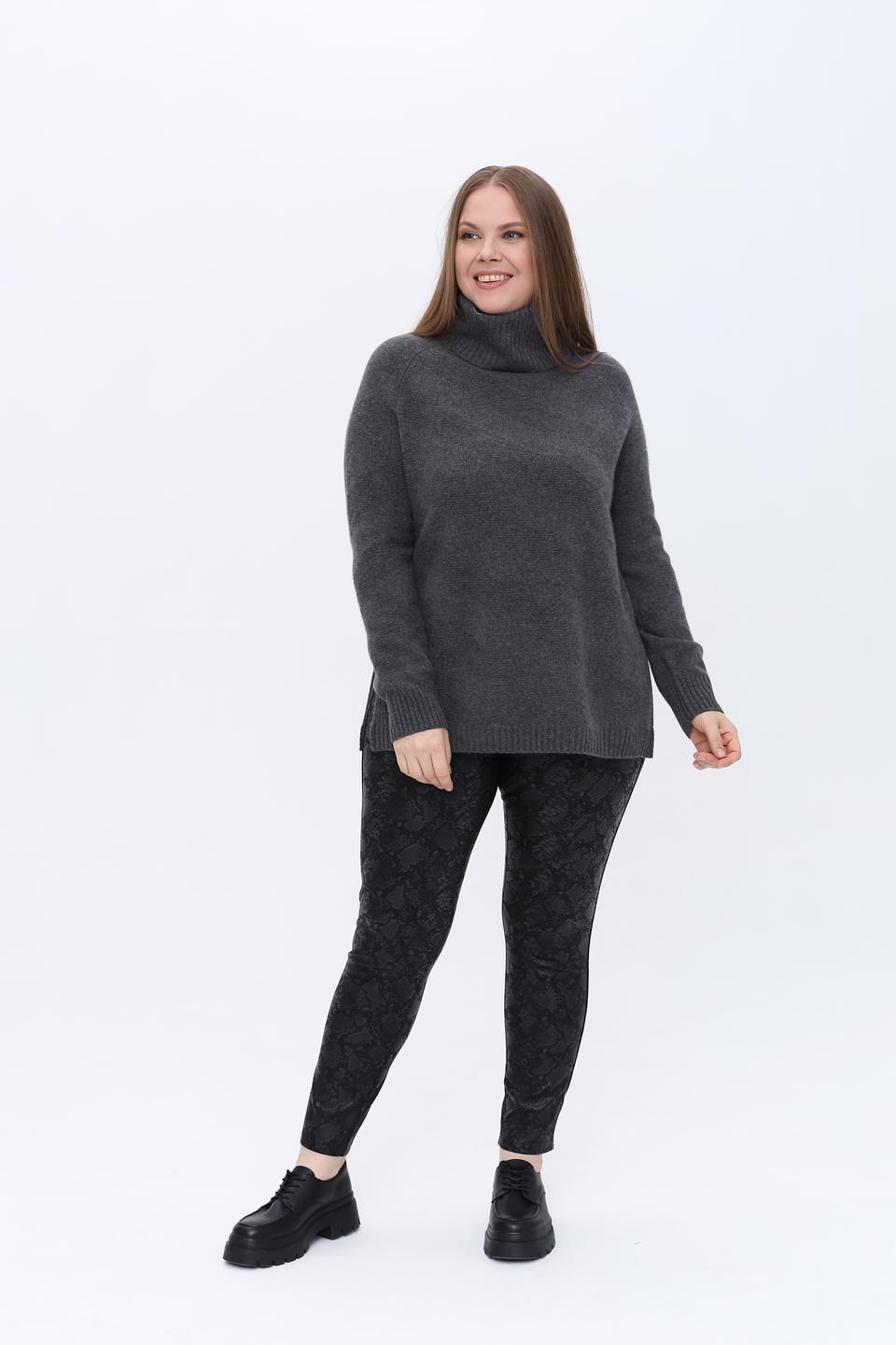 Пуловер Gerry Weber серый с горлом