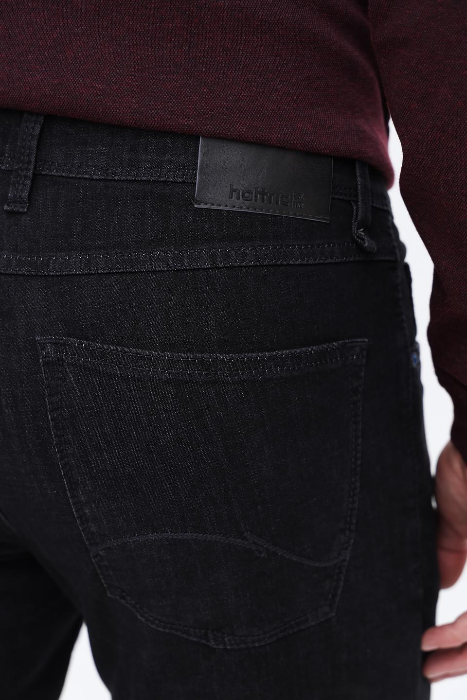 Джинсы Hattric чёрные классические