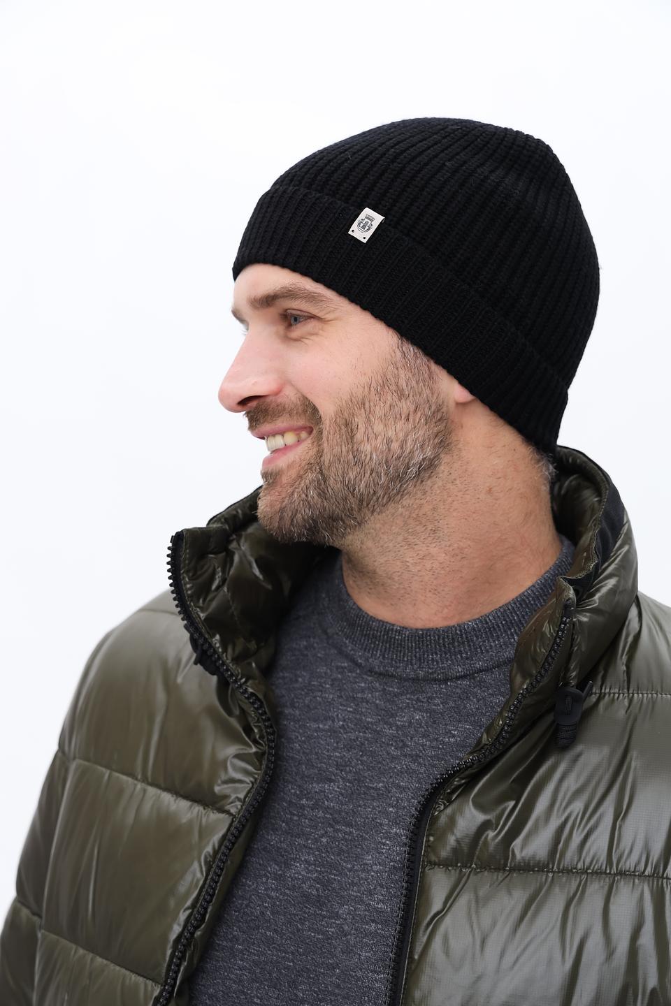 Шапка Roeckl чёрная вязаная