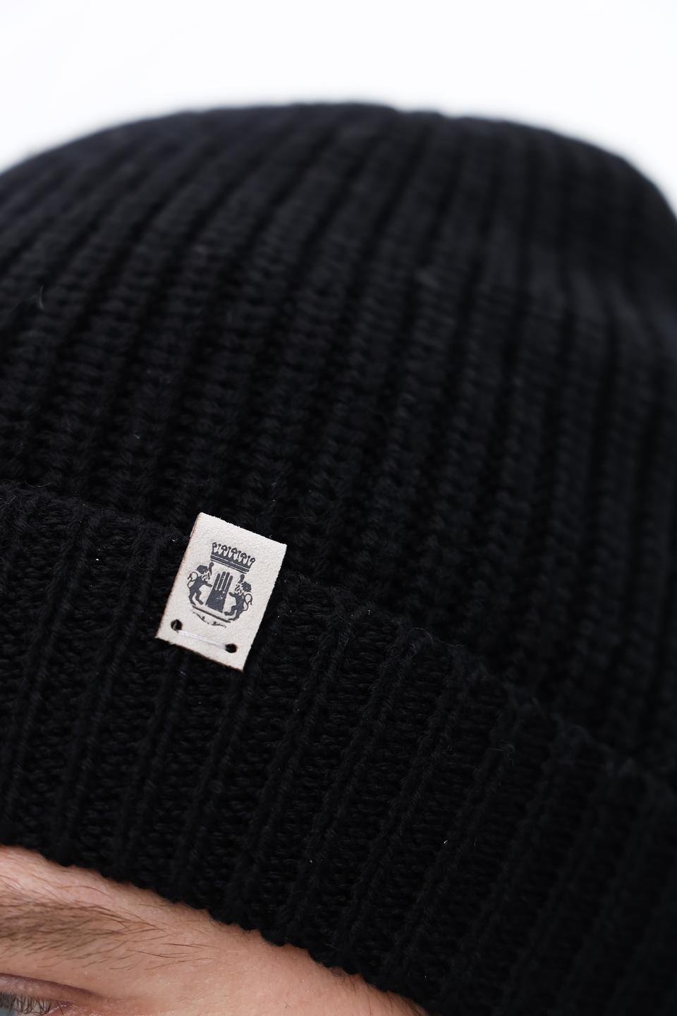Шапка Roeckl чёрная вязаная