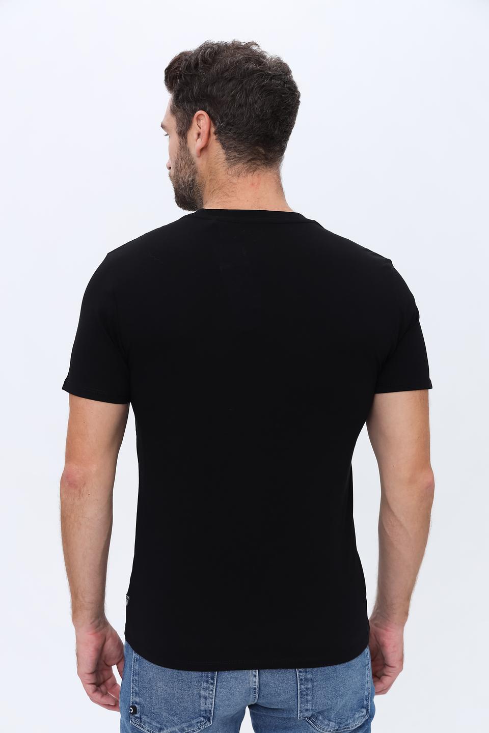 Футболка Guess с принтом чёрная