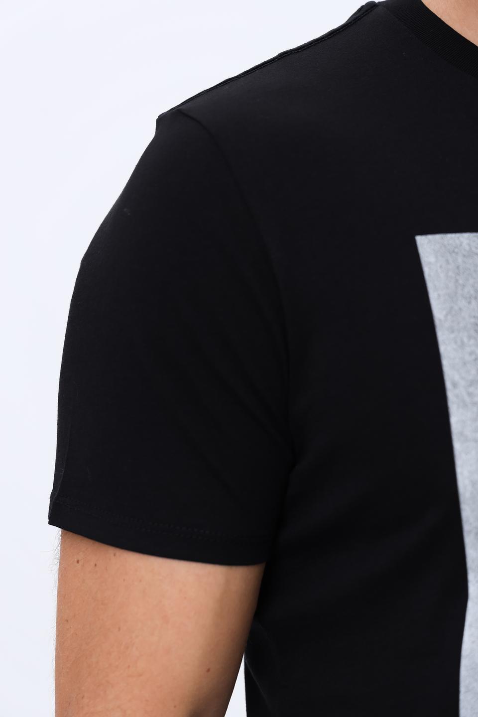 Футболка Guess с принтом чёрная