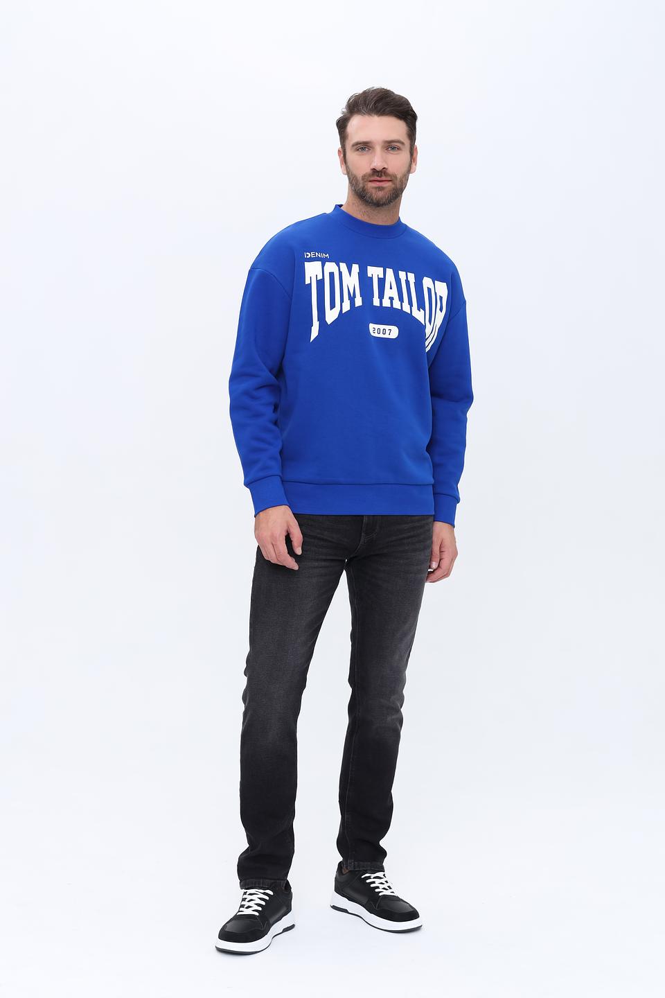 Толстовка Tom Tailor denim синяя