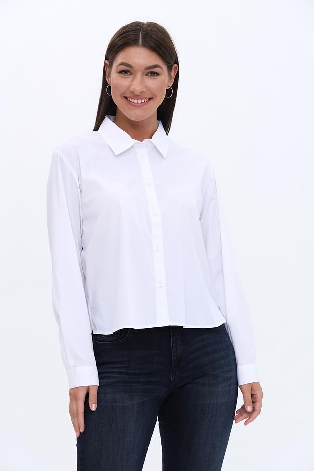 Рубашка Tom Tailor denim белая