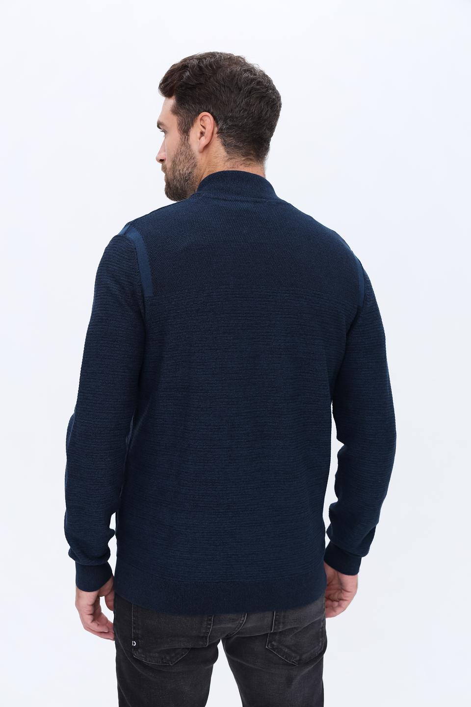 Кардиган Tom Tailor синий на молнии