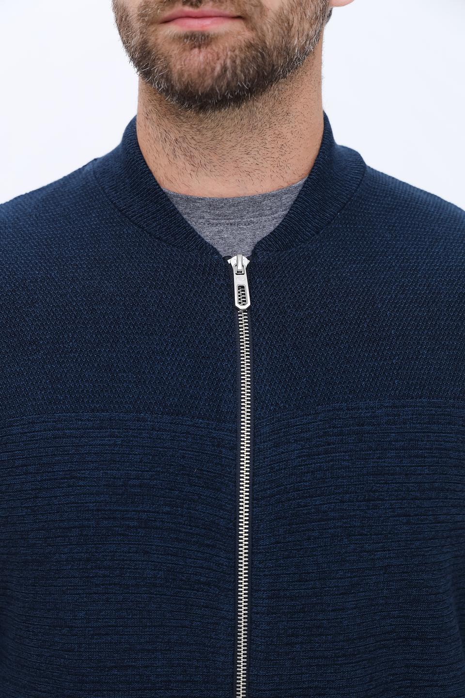 Кардиган Tom Tailor синий на молнии