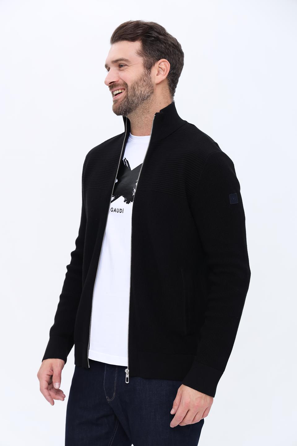 Кардиган Tom Tailor чёрный на молнии