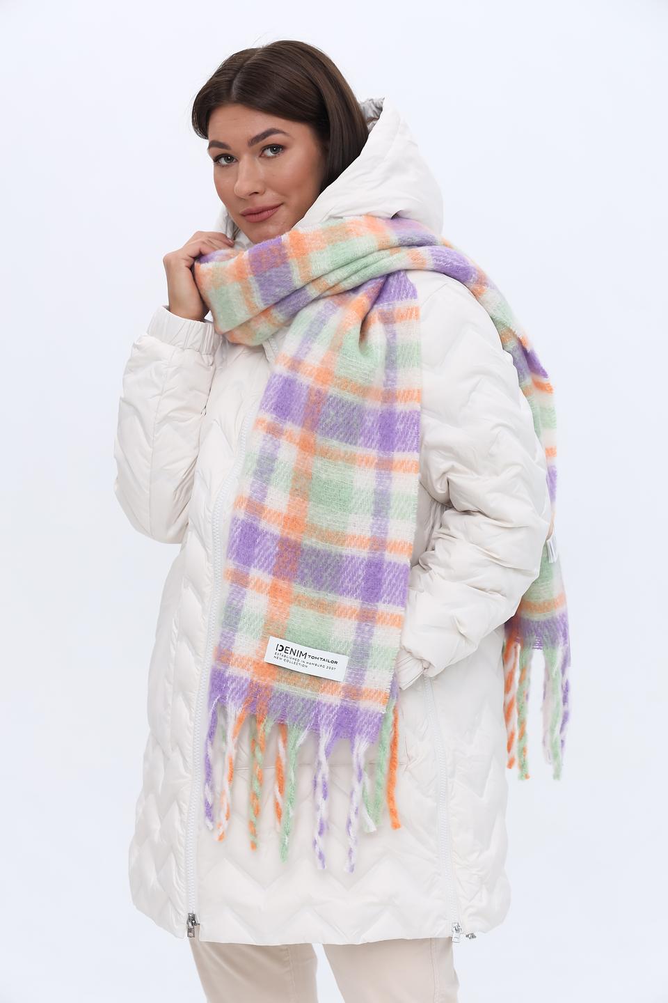 Шарф Tom Tailor denim клетка