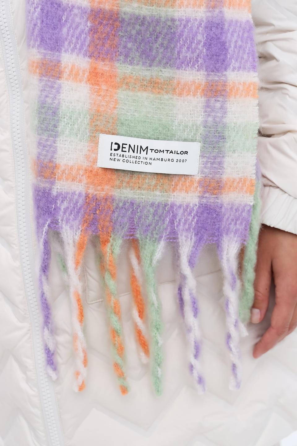 Шарф Tom Tailor denim клетка