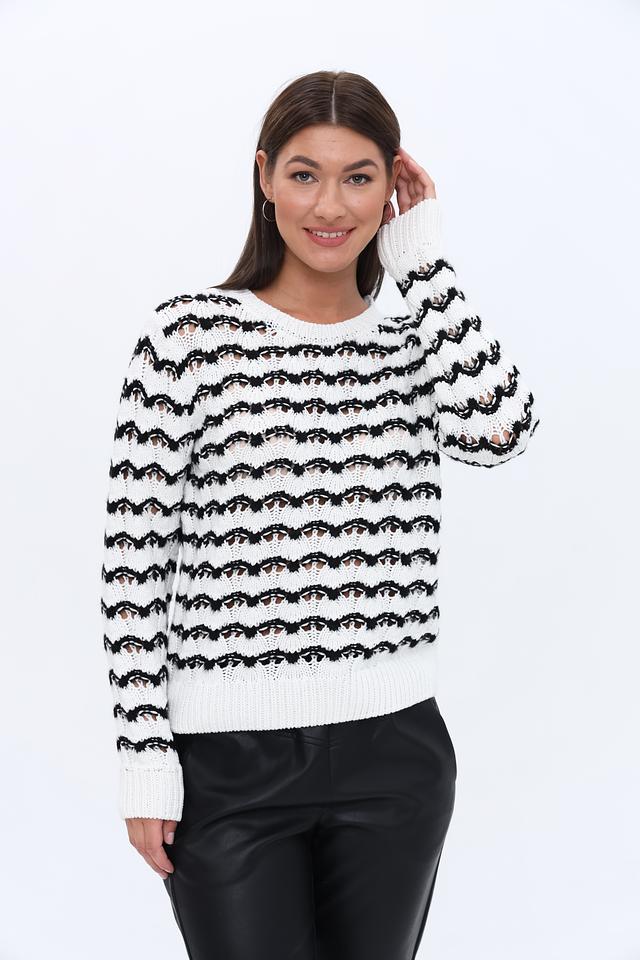 Пуловер More and More в полоску