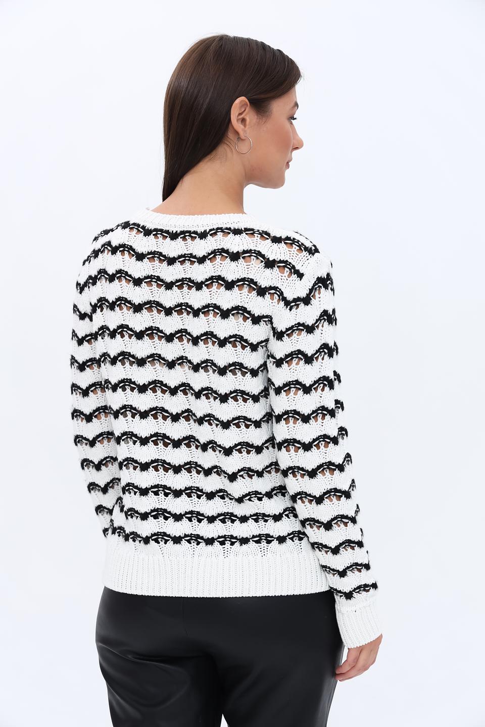 Пуловер More and More в полоску