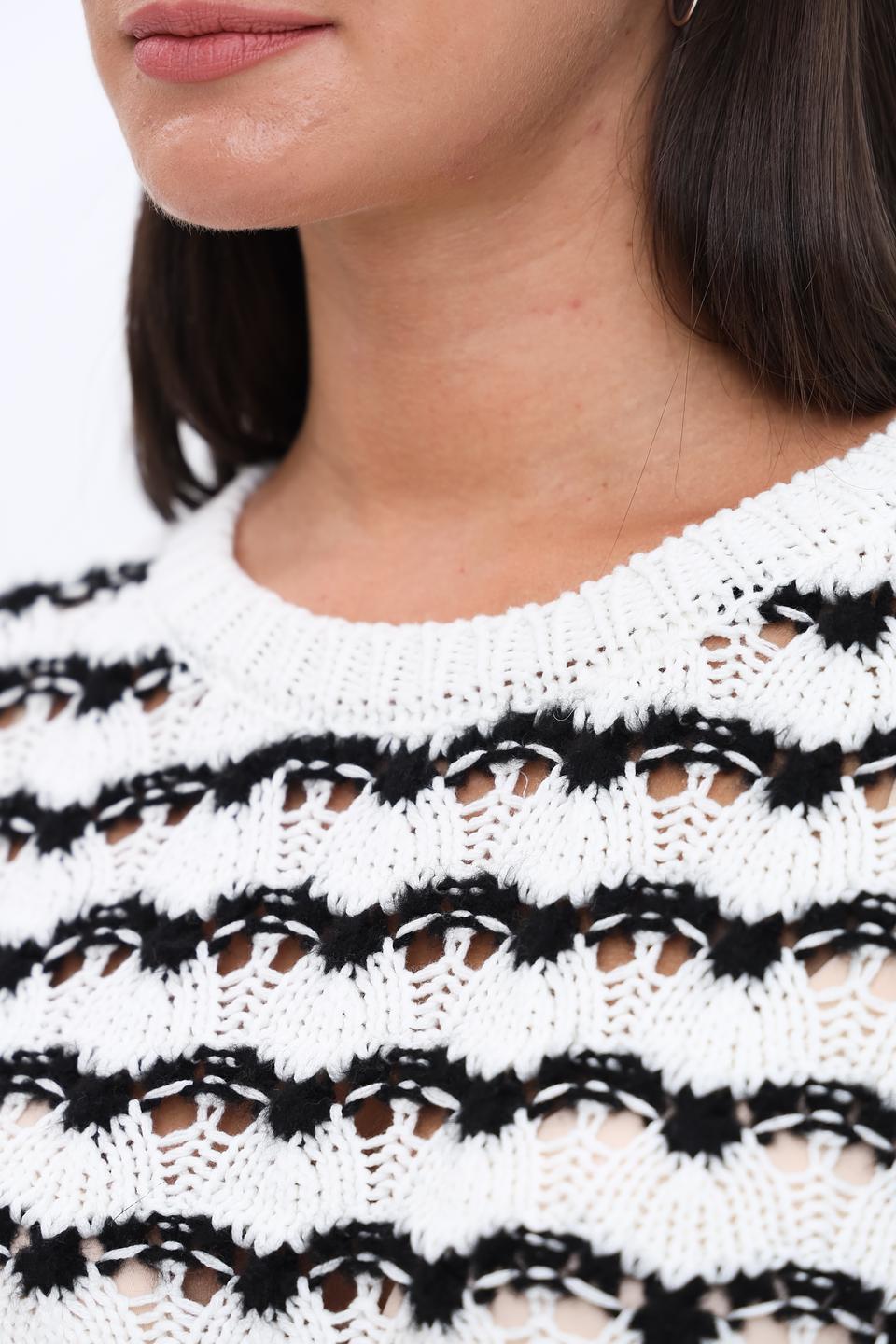 Пуловер More and More в полоску