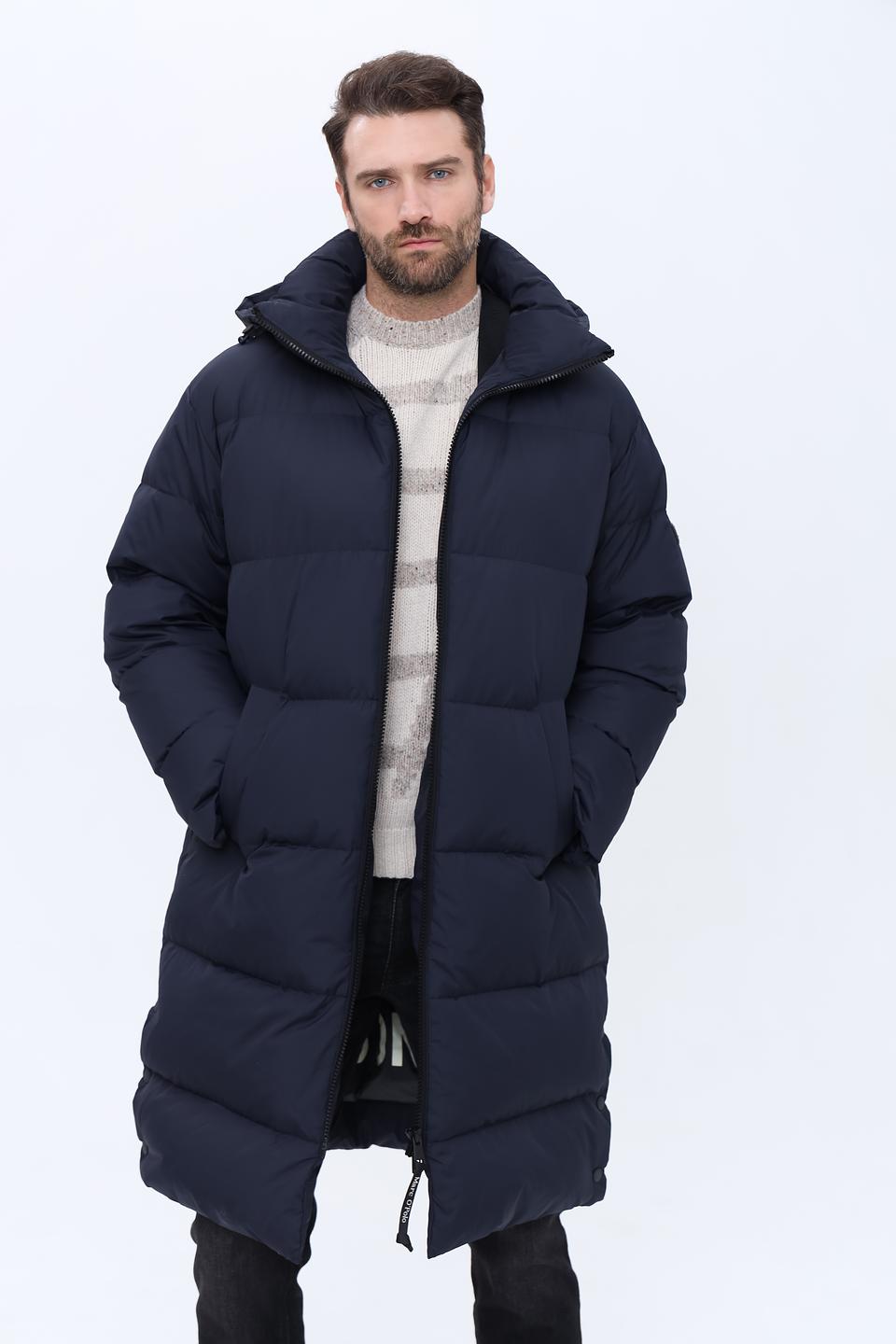 Пальто Marc O Polo стеганое тёмно-синее