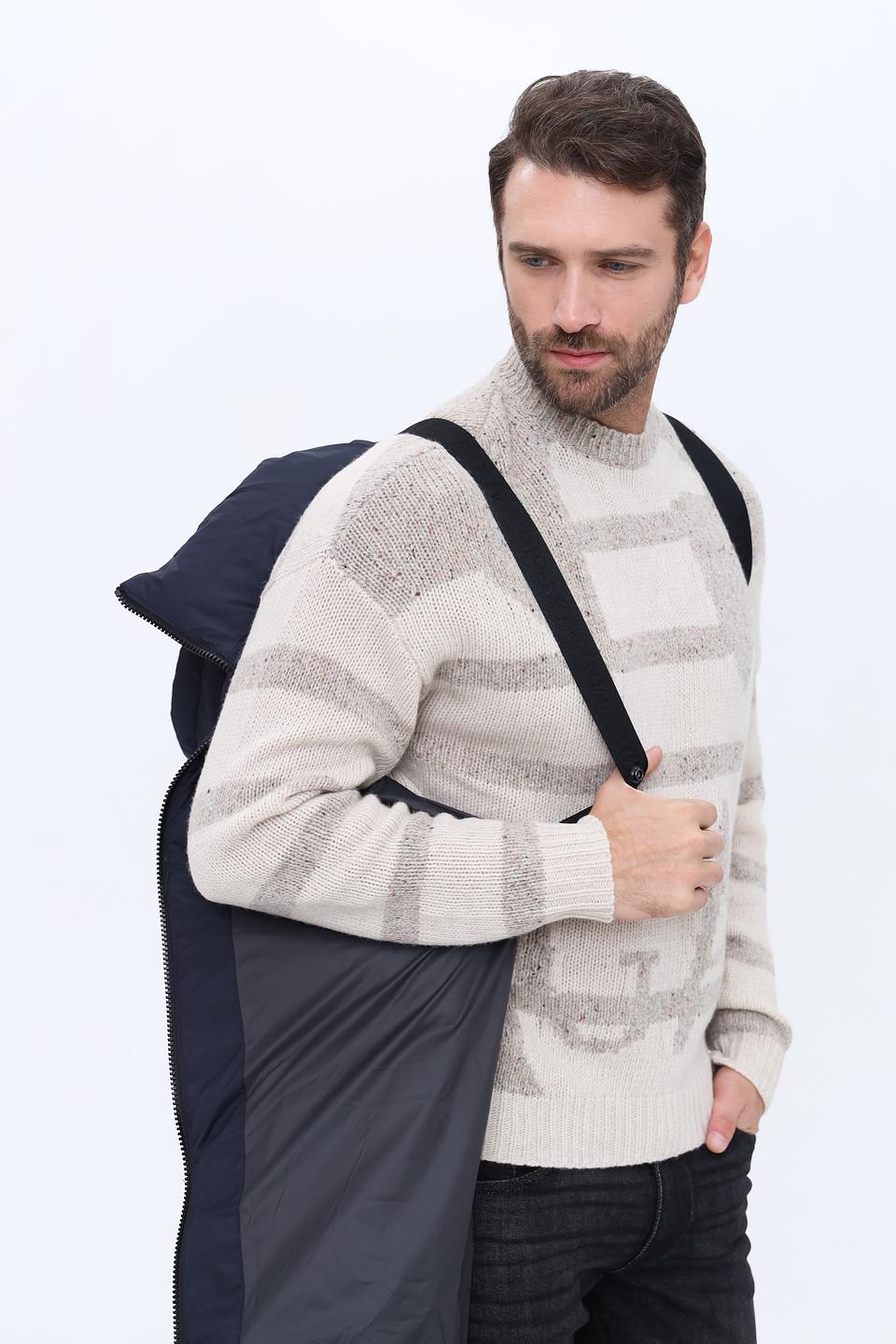 Пальто Marc O Polo стеганое тёмно-синее