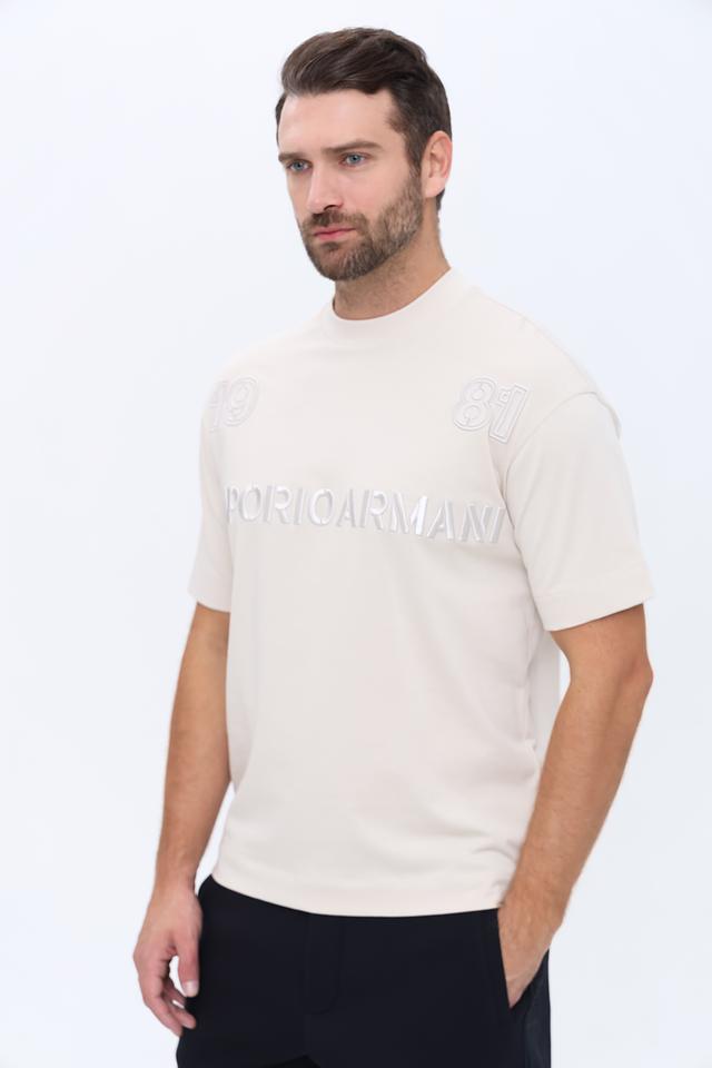 Футболка Emporio Armani бежевая