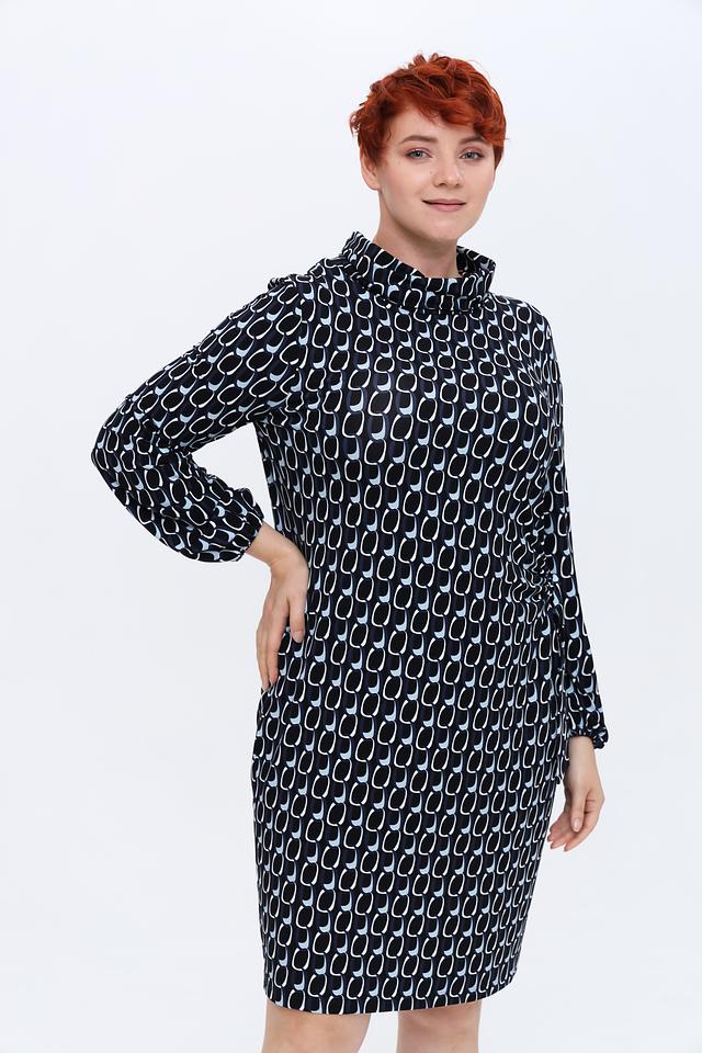 Платье Erfo с принтом в полоску