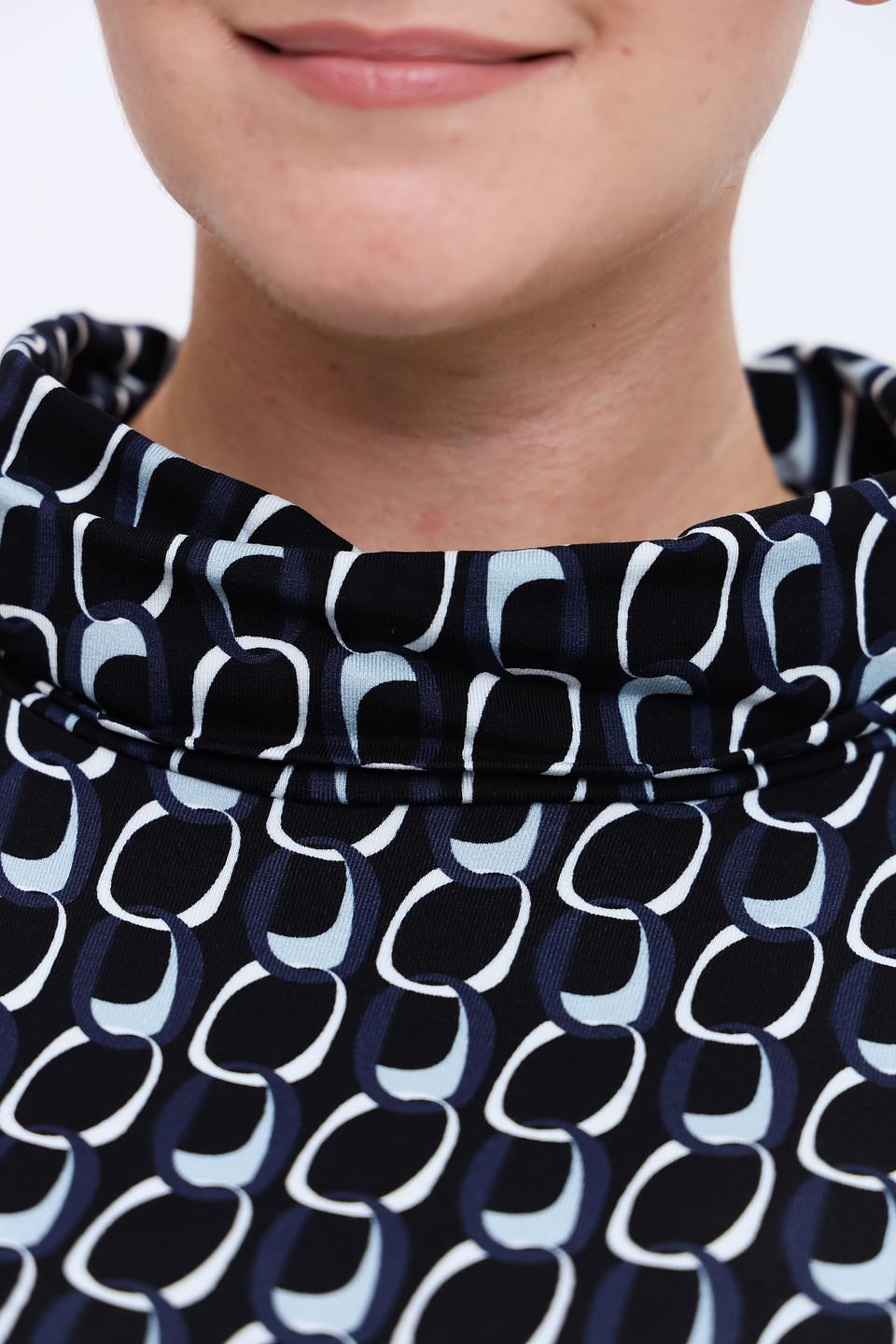 Платье Erfo с принтом в полоску